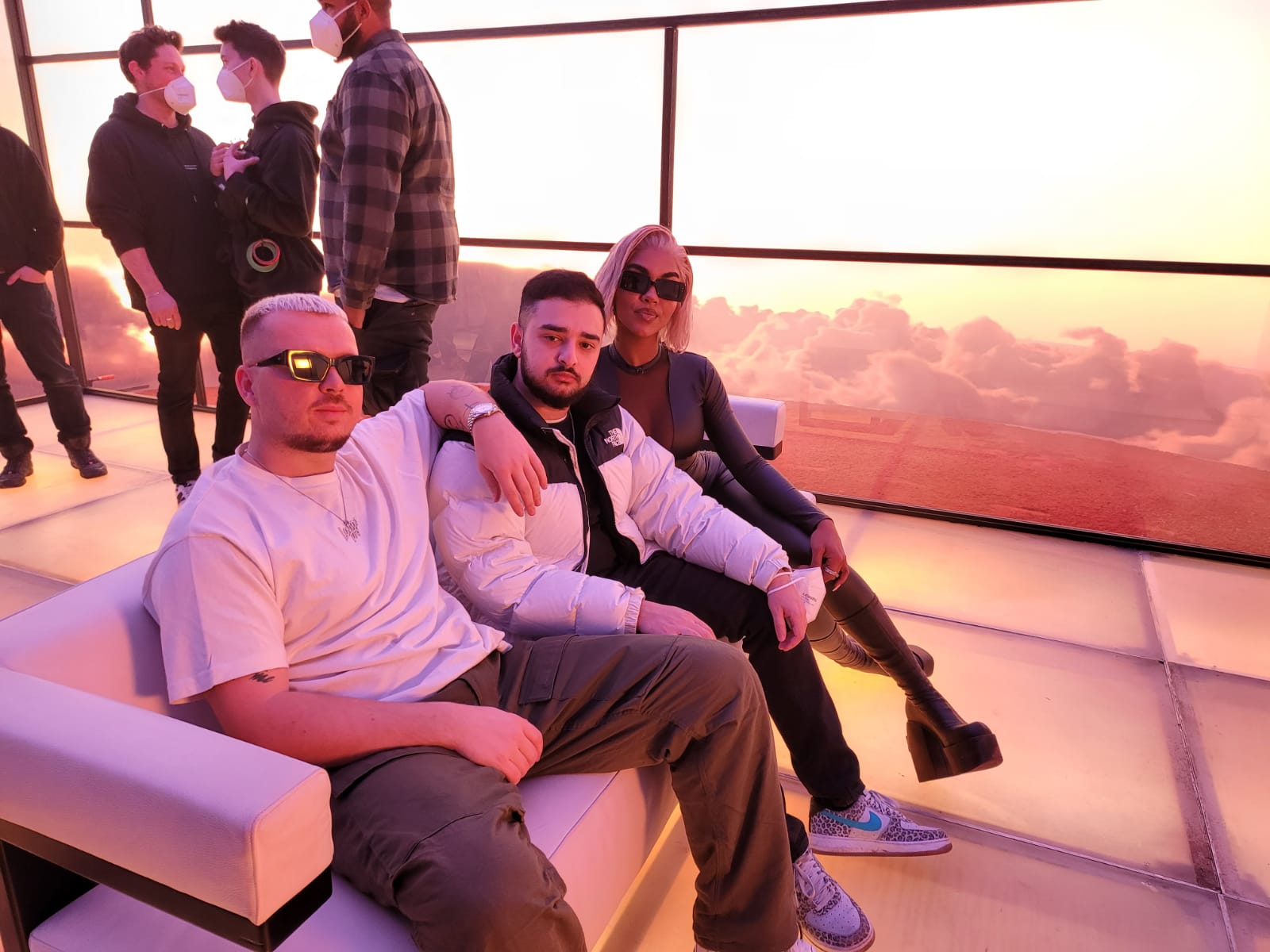 Ilya Mohini mit Fourty und Alicia Awa